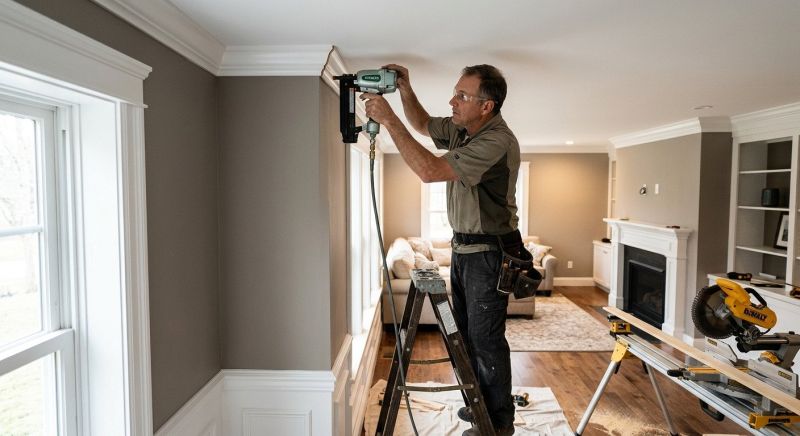 Crown Molding Installation in Wilmington, NC