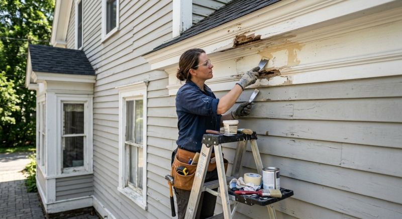 Exterior Molding Repair Service